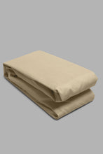 Load image into Gallery viewer, Redtag-Beige-Cotton-Fitted-Sheet-(Super-King-Size)-Fitted-Sheets-Home-Bedroom-