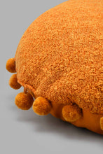 تنزيل الصورة على معرض الصور، Redtag-Mustard-Round-Pom-Pom-Cushion-Cushions-Home-Bedroom-