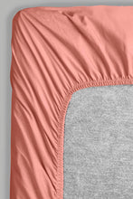 Load image into Gallery viewer, Redtag-Pink-Cotton-Fitted-Sheet-
(Single-Size)-Category:Fitted-Sheets,-Colour:Pink,-Filter:Home-Bedroom,-HMW-BED-Fitted-Sheets,-New-In,-New-In-HMW-BED,-Non-Sale,-S22C,-Section:Homewares-Home-Bedroom-