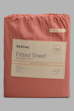 Load image into Gallery viewer, Redtag-Pink-Cotton-Fitted-Sheet-
(Single-Size)-Category:Fitted-Sheets,-Colour:Pink,-Filter:Home-Bedroom,-HMW-BED-Fitted-Sheets,-New-In,-New-In-HMW-BED,-Non-Sale,-S22C,-Section:Homewares-Home-Bedroom-