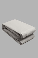 Load image into Gallery viewer, Redtag-Grey-Cotton-Fitted-Sheet-(Double-Size)-Fitted-Sheets-Double-Size-Home-Bedroom-