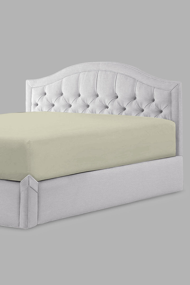 Redtag-Beige-Cotton-Fitted-Sheet-(Double-Size)-Category:Fitted-Sheets,-Colour:Beige,-Filter:Home-Bedroom,-HMW-BED-Fitted-Sheets,-New-In,-New-In-HMW-BED,-Non-Sale,-S22C,-Section:Homewares-Home-Bedroom-