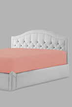 Load image into Gallery viewer, Redtag-Pink-Cotton-Fitted-Sheet-(Double-Size)-Fitted-Sheets-Double-Size-Home-Bedroom-