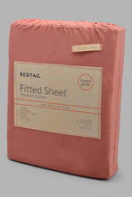 Load image into Gallery viewer, Redtag-Pink-Cotton-Fitted-Sheet-(Double-Size)-Fitted-Sheets-Double-Size-Home-Bedroom-