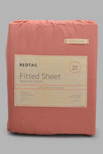 Load image into Gallery viewer, Redtag-Pink-Cotton-Fitted-Sheet-
(King-Size)-Fitted-Sheets-King-Size-Home-Bedroom-