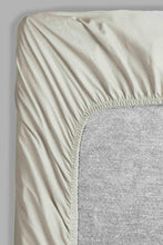 Load image into Gallery viewer, Redtag-Beige-Cotton-Fitted-Sheet-(Super-King-Size)-Category:Fitted-Sheets,-Colour:Beige,-Filter:Home-Bedroom,-HMW-BED-Fitted-Sheets,-New-In,-New-In-HMW-BED,-Non-Sale,-S22C,-Section:Homewares-Home-Bedroom-