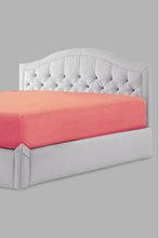 Load image into Gallery viewer, Redtag-Pink-Cotton-Fitted-Sheet-(Super-King-Size)-Category:Fitted-Sheets,-Colour:Pink,-Filter:Home-Bedroom,-HMW-BED-Fitted-Sheets,-New-In,-New-In-HMW-BED,-Non-Sale,-S22C,-Section:Homewares-Home-Bedroom-