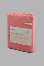 Load image into Gallery viewer, Redtag-Pink-Cotton-Fitted-Sheet-(Super-King-Size)-Category:Fitted-Sheets,-Colour:Pink,-Filter:Home-Bedroom,-HMW-BED-Fitted-Sheets,-New-In,-New-In-HMW-BED,-Non-Sale,-S22C,-Section:Homewares-Home-Bedroom-