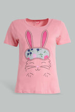 تنزيل الصورة على معرض الصور، Redtag-Pink-Short-Sets-Pyjama-Sets-Senior-Girls-9 to 14 Years