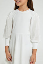 تنزيل الصورة على معرض الصور، Redtag-White-Skater-Dress-Dresses-Girls-2 to 8 Years