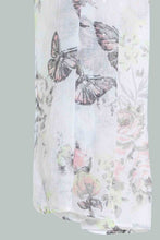 Load image into Gallery viewer, Redtag-Multi-Colour-Butterfly-Printed-Scarf-Fashion-Scarves-Girls-