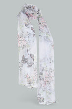Load image into Gallery viewer, Redtag-Multi-Colour-Butterfly-Printed-Scarf-Fashion-Scarves-Girls-