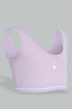 Load image into Gallery viewer, Redtag-Purple-And-Grey-Sports-Bra-(Pack-of-2)-365,-Colour:Grey,-Colour:Purple,-ESS,-Filter:Senior-Girls-(9-to-14-Yrs),-GSR-Bras,-New-In,-New-In-GSR,-Non-Sale,-Section:Kidswear-Senior-Girls-9 to 14 Years