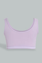 Load image into Gallery viewer, Redtag-Purple-And-Grey-Sports-Bra-(Pack-of-2)-365,-Colour:Grey,-Colour:Purple,-ESS,-Filter:Senior-Girls-(9-to-14-Yrs),-GSR-Bras,-New-In,-New-In-GSR,-Non-Sale,-Section:Kidswear-Senior-Girls-9 to 14 Years
