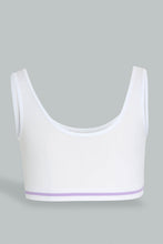 Load image into Gallery viewer, Redtag-Purple-And-Grey-Sports-Bra-(Pack-of-2)-365,-Colour:Grey,-Colour:Purple,-ESS,-Filter:Senior-Girls-(9-to-14-Yrs),-GSR-Bras,-New-In,-New-In-GSR,-Non-Sale,-Section:Kidswear-Senior-Girls-9 to 14 Years