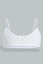Load image into Gallery viewer, Redtag-White-And-Blue-Seamless-Bra-(Pack-of-2)-365,-Colour:Blue,-Colour:White,-ESS,-Filter:Senior-Girls-(9-to-14-Yrs),-GSR-Bras,-New-In,-New-In-GSR,-Non-Sale,-Section:Kidswear-Senior-Girls-9 to 14 Years