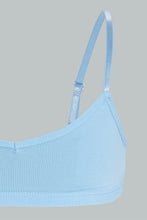 Load image into Gallery viewer, Redtag-Blue-And-White-Seamless-Bra-(Pack-of-2)-365,-Colour:Blue,-Colour:White,-ESS,-Filter:Senior-Girls-(9-to-14-Yrs),-GSR-Bras,-New-In,-New-In-GSR,-Non-Sale,-Section:Kidswear-Senior-Girls-9 to 14 Years