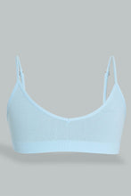Load image into Gallery viewer, Redtag-Blue-And-Purple-Jacquard-Bra-(Pack-of-2)-365,-Colour:Blue,-Colour:Purple,-ESS,-Filter:Senior-Girls-(9-to-14-Yrs),-GSR-Bras,-New-In,-New-In-GSR,-Non-Sale,-Section:Kidswear-Senior-Girls-9 to 14 Years