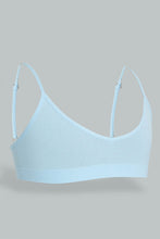 Load image into Gallery viewer, Redtag-Blue-And-Purple-Jacquard-Bra-(Pack-of-2)-365,-Colour:Blue,-Colour:Purple,-ESS,-Filter:Senior-Girls-(9-to-14-Yrs),-GSR-Bras,-New-In,-New-In-GSR,-Non-Sale,-Section:Kidswear-Senior-Girls-9 to 14 Years