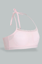 Load image into Gallery viewer, Pink And Blue Neck Strap Padded Bra (Pack of 2)