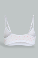 Load image into Gallery viewer, Redtag-Pink/Grey/White-Bra-(3-Pack)-Non-Padded-Senior-Girls-9 to 14 Years