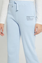 تنزيل الصورة على معرض الصور، Redtag-Lt-Blue-Culottes-Pant-Joggers-Senior-Girls-9 to 14 Years