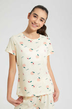 تنزيل الصورة على معرض الصور، Redtag-Peach-Aop-Short-Sets-Pyjama-Sets-Senior-Girls-9 to 14 Years