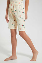 تنزيل الصورة على معرض الصور، Redtag-Peach-Aop-Short-Sets-Pyjama-Sets-Senior-Girls-9 to 14 Years