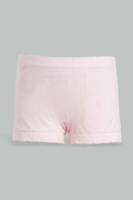 Load image into Gallery viewer, Redtag-Blue/Pink/Ivory-Plain-Boyleg-Brief-(3-Pack)-Briefs-Boyleg-Women's-