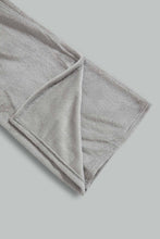 تنزيل الصورة على معرض الصور، Redtag-Grey-Penguin-Hooded-Blanket-Baby-Blankets-Baby-0 to 12 Months