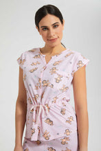 تنزيل الصورة على معرض الصور، Redtag-Peach-Garfield-Printed-Pyjama-Set-Pyjama-Sets-Women's-