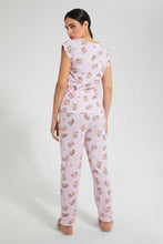 تنزيل الصورة على معرض الصور، Redtag-Peach-Garfield-Printed-Pyjama-Set-Pyjama-Sets-Women's-