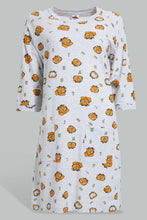 تنزيل الصورة على معرض الصور، Redtag-Pale-Yellow-Garfield-Printed-Nightshirt-Nightshirts-Women's-