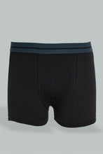 Load image into Gallery viewer, Redtag-Bsr-3-Pc-Pack-Boxer-Short-(Black/Grey-Mel/Burgundy)-Boxers-Senior-Boys-9 to 14 Years