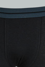 Load image into Gallery viewer, Redtag-Bsr-3-Pc-Pack-Boxer-Short-(Black/Grey-Mel/Burgundy)-Boxers-Senior-Boys-9 to 14 Years