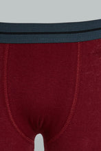 Load image into Gallery viewer, Redtag-Bsr-3-Pc-Pack-Boxer-Short-(Black/Grey-Mel/Burgundy)-Boxers-Senior-Boys-9 to 14 Years