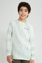 تنزيل الصورة على معرض الصور، Redtag-Green-Tye-Dye-T-Shirts-Plain-Senior-Boys-9 to 14 Years