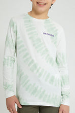 تنزيل الصورة على معرض الصور، Redtag-Green-Tye-Dye-T-Shirts-Plain-Senior-Boys-9 to 14 Years