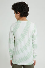 تنزيل الصورة على معرض الصور، Redtag-Green-Tye-Dye-T-Shirts-Plain-Senior-Boys-9 to 14 Years