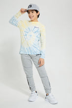 تنزيل الصورة على معرض الصور، Redtag-Yellow-Tye-Dye-T-Shirts-Plain-Senior-Boys-9 to 14 Years