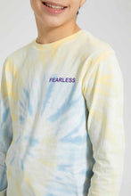 تنزيل الصورة على معرض الصور، Redtag-Yellow-Tye-Dye-T-Shirts-Plain-Senior-Boys-9 to 14 Years