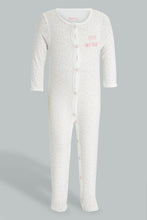 تنزيل الصورة على معرض الصور، Redtag-Pink-And-White-Daddys-Little-Princess-Sleepsuit-Sleepsuits-Baby-0 to 12 Months