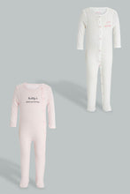 تنزيل الصورة على معرض الصور، Redtag-Pink-And-White-Daddys-Little-Princess-Sleepsuit-Sleepsuits-Baby-0 to 12 Months
