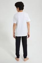 تنزيل الصورة على معرض الصور، Redtag-White-Tiger-Night-Suit-Pyjama-Sets-Senior-Boys-9 to 14 Years