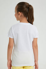 تنزيل الصورة على معرض الصور، Redtag-White-Slogan-T-Shirt-Colour:White,-Filter:Girls-(2-to-8-Yrs),-Girls-T-Shirts,-New-In,-New-In-GIR,-Non-Sale,-S22B,-Section:Kidswear,-TBL-Girls-2 to 8 Years
