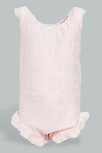 Load image into Gallery viewer, Redtag-Pink-Jacquard-Romper-Colour:Pink,-Filter:Baby-(0-to-12-Mths),-NBG-Rompers,-New-In,-New-In-NBG,-Non-Sale,-S22B,-Section:Kidswear-Baby-0 to 12 Months