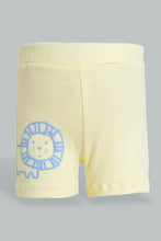 Load image into Gallery viewer, Redtag-Blue-And-Yellow-Lion-T-Shirt-&-Shorts-Set-Colour:Blue,-Filter:Baby-(0-to-12-Mths),-NBF-Sleepsuits,-New-In,-New-In-NBF,-Non-Sale,-S22B,-Section:Kidswear-Baby-0 to 12 Months