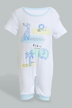 تنزيل الصورة على معرض الصور، Redtag-White-Animal-Romper-Colour:White,-Filter:Baby-(0-to-12-Mths),-NBF-Rompers,-New-In,-New-In-NBF,-Non-Sale,-S22B,-Section:Kidswear-Baby-0 to 12 Months