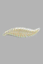 Load image into Gallery viewer, Redtag-Gold-Leaf-Platter-Colour:Gold,-Filter:Home-Dining,-HMW-DIN-Serving-Dish,-New-In,-New-In-HMW-DIN,-Non-Sale,-S22A,-Section:Homewares-Home-Dining-