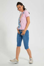 تنزيل الصورة على معرض الصور، Redtag-Pink-Dumbo-Print-T-Shirt-Active-Tees-Women's-